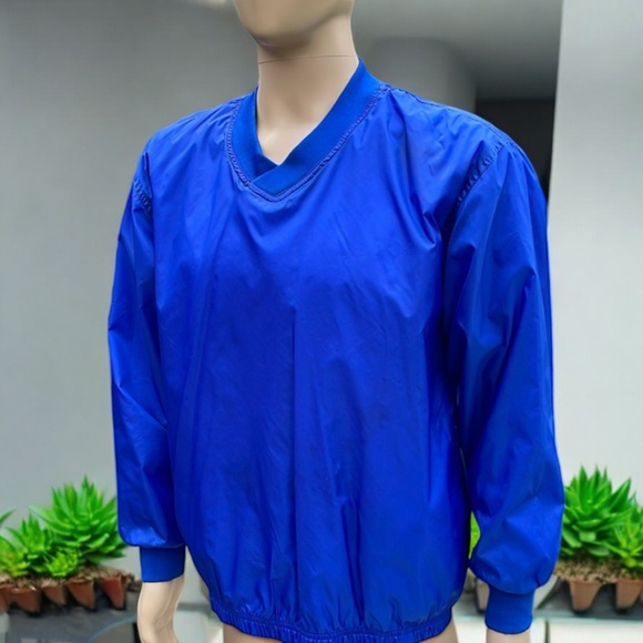 Harriton Athletic V-Neck Pullover Jacket Windshirt - Picture 9 of 16